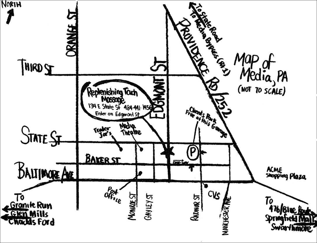 Map of Media, PA